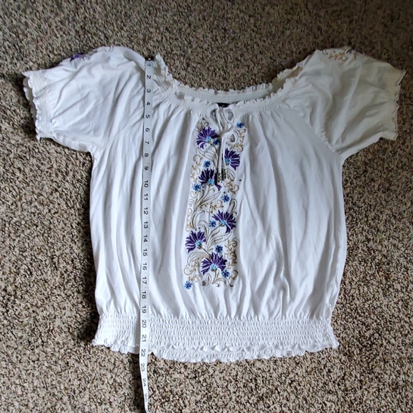 RXB embroidered boho top, size M - Picture 6 of 8